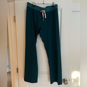 Figs scrub pants in Caribbean blue